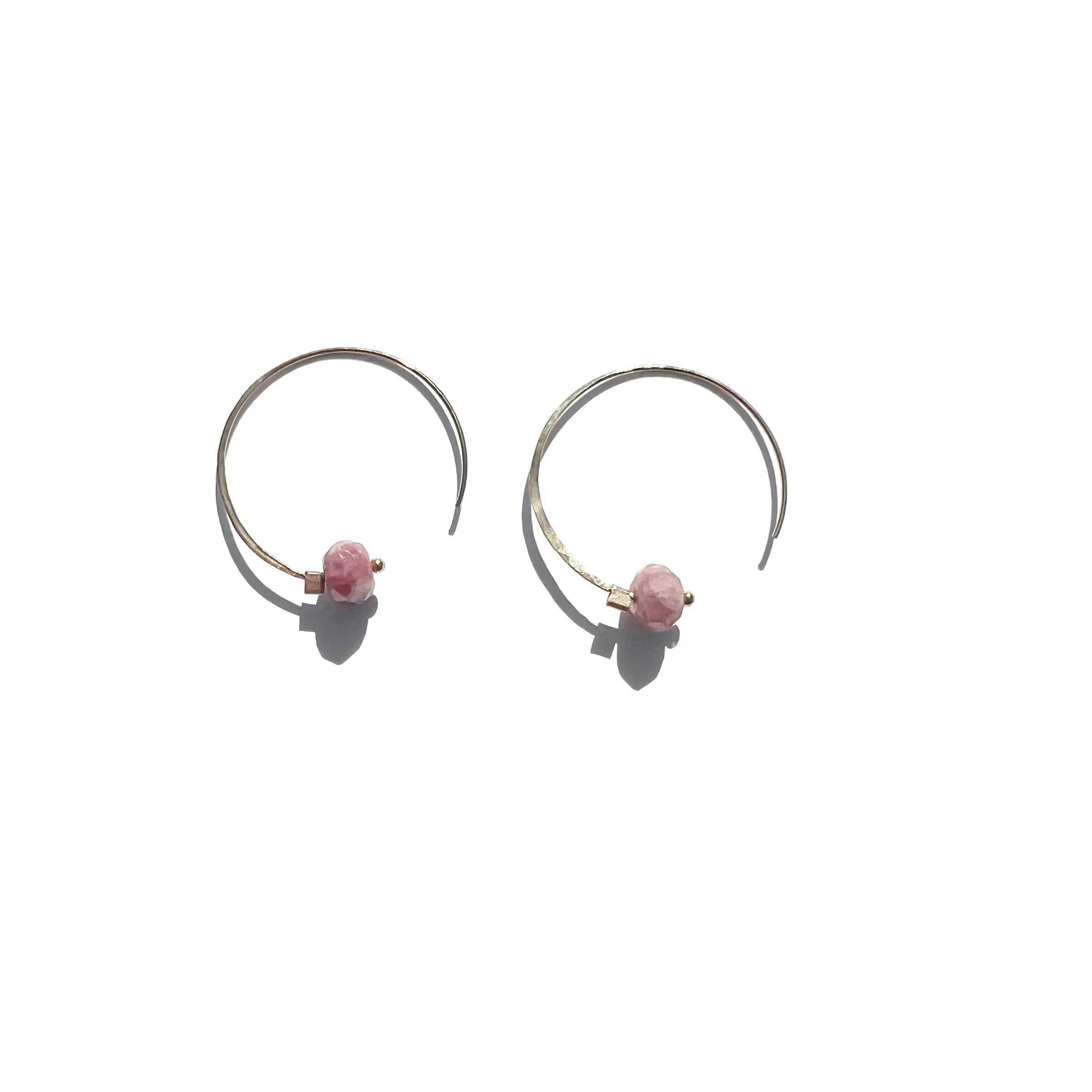 Crescent Moon Hoops