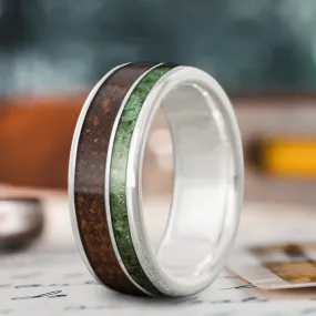 Custom Design - 2-Inlay Offset Ring HGTUphFWKekdNuy7IPfWRsVU