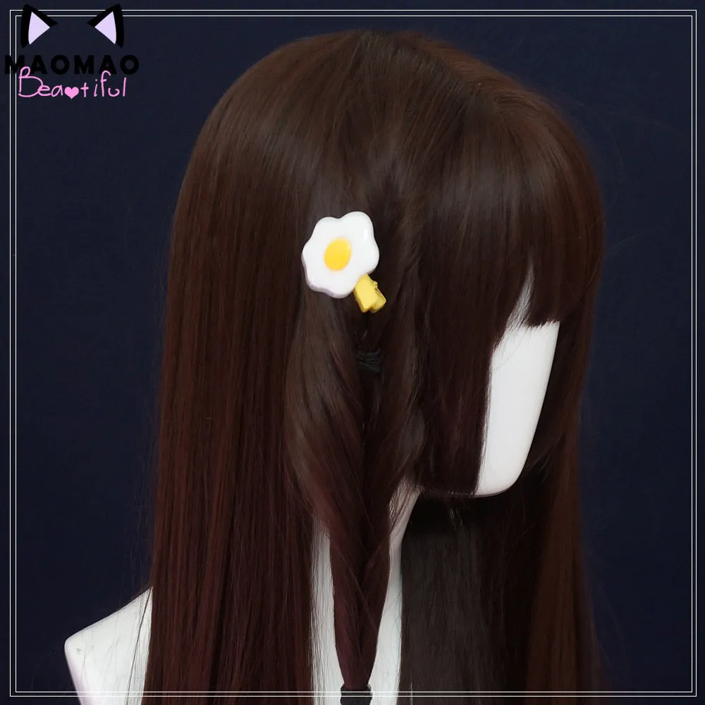 Cute Poached Egg Hair Rubber Band Set AD10425