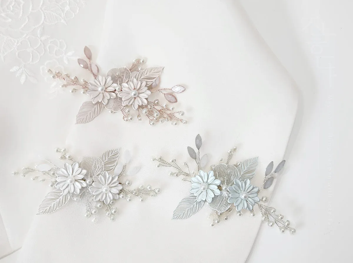 Double Chrysanthemum Hair Pin (3 Colors)