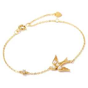 Dove Vintage Pearl Bracelet