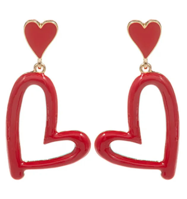 Drawing Hearts Earrings