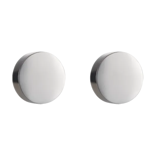 Earrings Round stainless steel silver