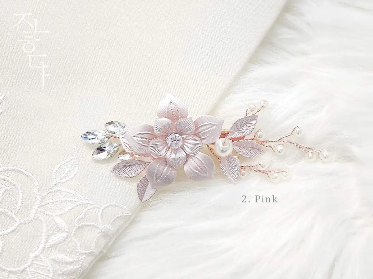 Elegant Double Flower Hair Pin (2 Colors)