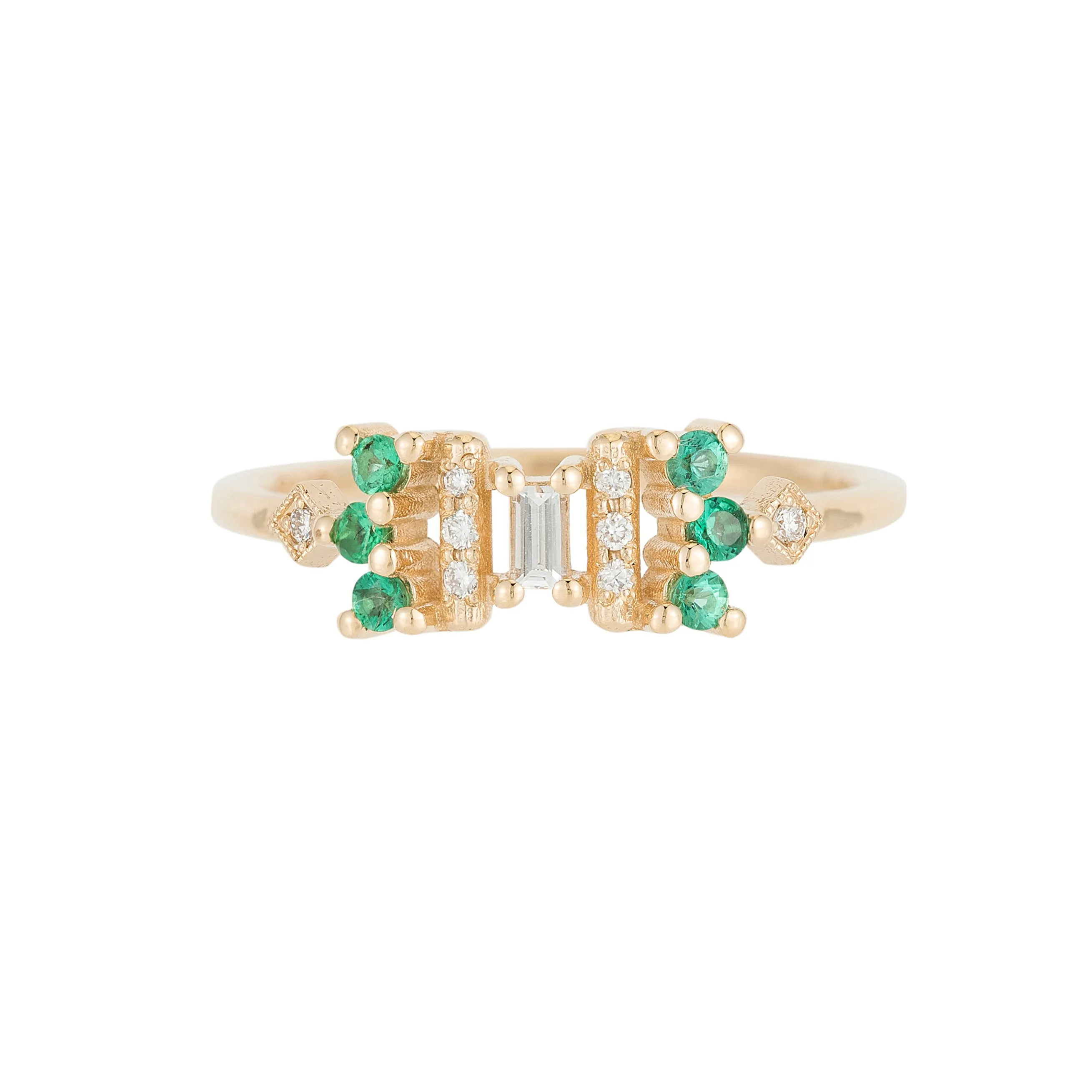Emerald Noey Ring (ready to ship option)*