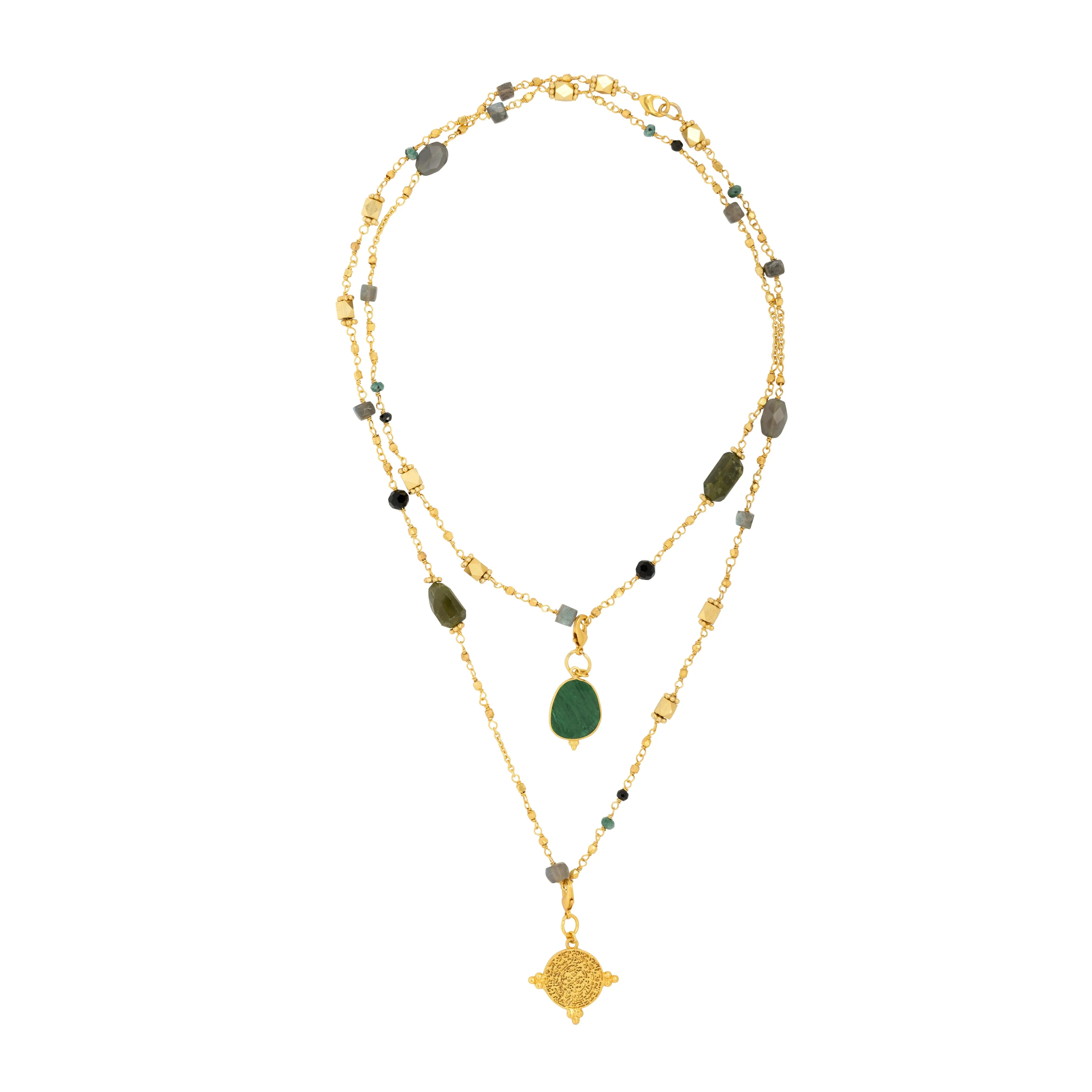 Fern Necklace Green