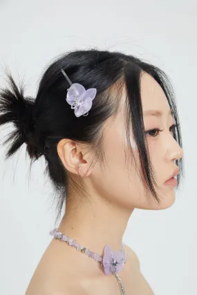 Fervooor Spiked Orchid 3D printing silver hairpin