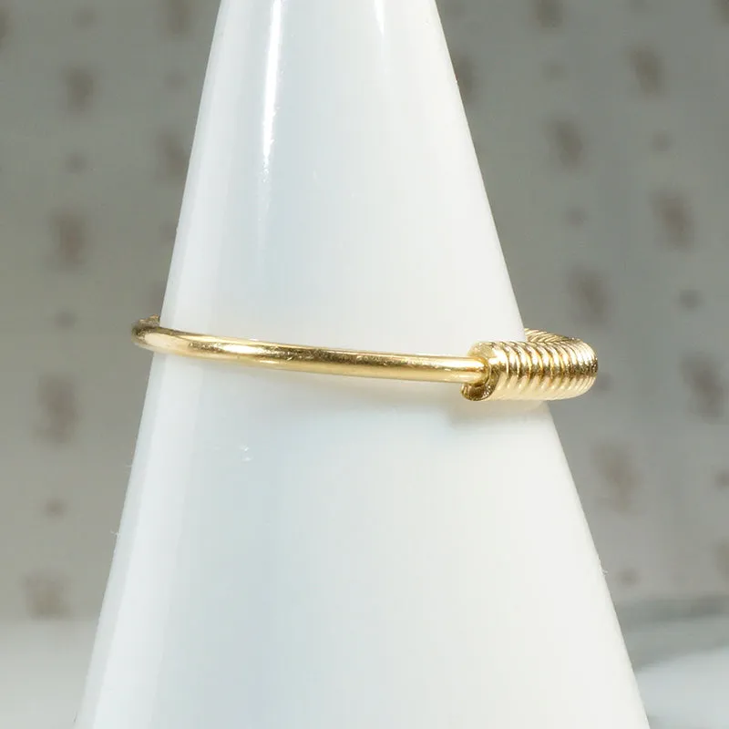Fun 18k Yellow Gold Coil Ring