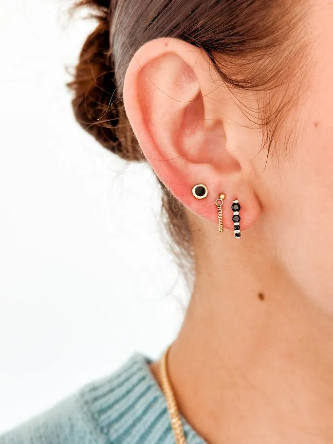 FUSE by Roset - 10K Gold Multitiered Hoops