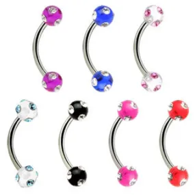 Glamour Gem Eyebrow Ring