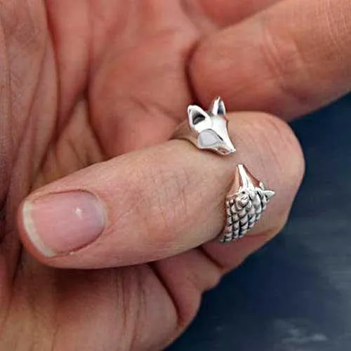 Hedgehog and Fox Ring