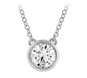 HOF Classic Bezel Solitaire Pendant