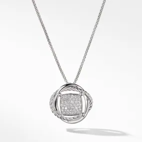 Infinity Small Pendant Necklace with Diamonds