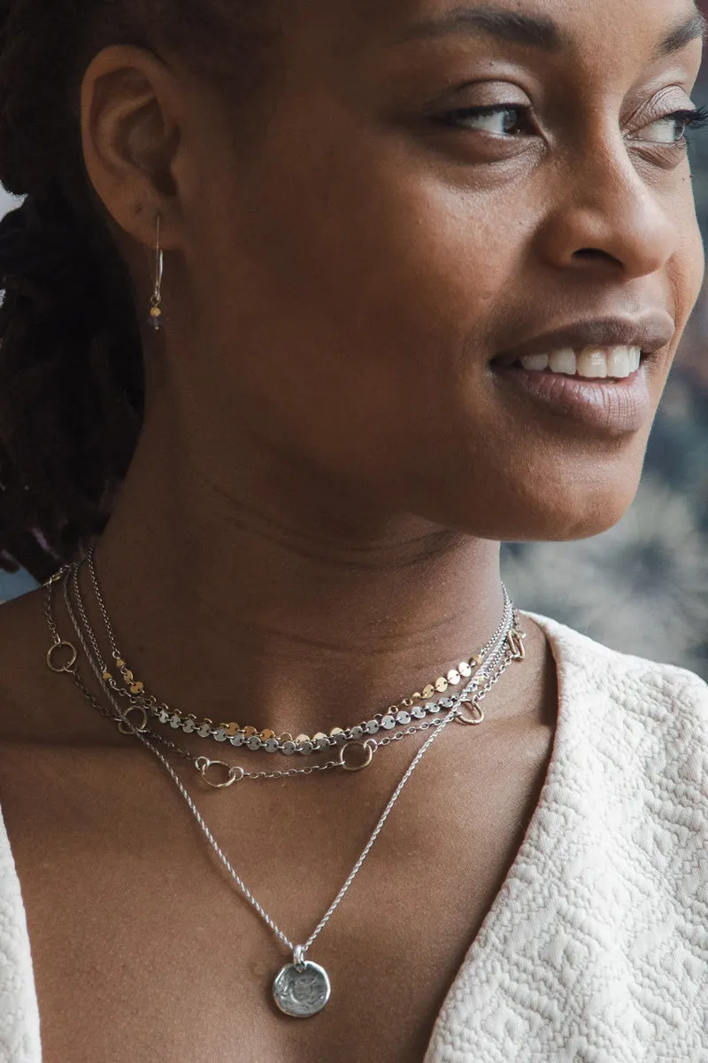 Iolite Floret Earrings | Silver
