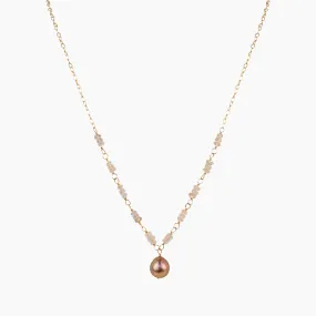 Jolanie Pink Pearl Necklace