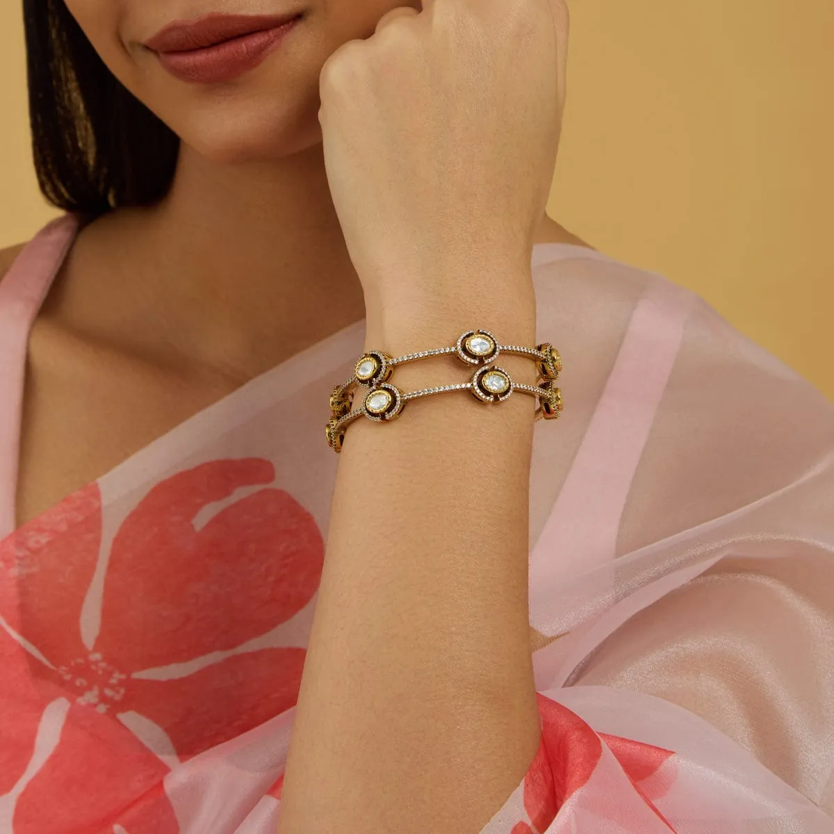 Kundan Bangle 177607
