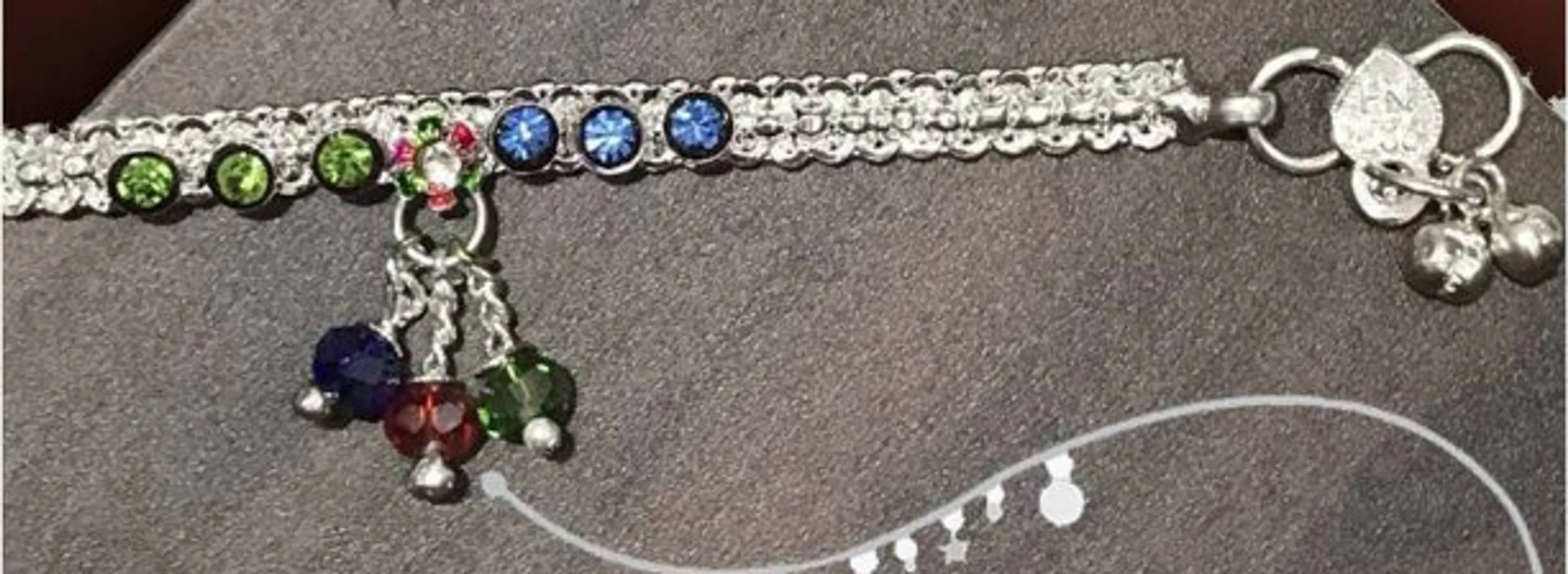 Latest Attractive Alloy Silver Plated Anklet for Women