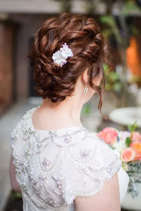 Lola Pearl Flowers Hairpin Set of 2