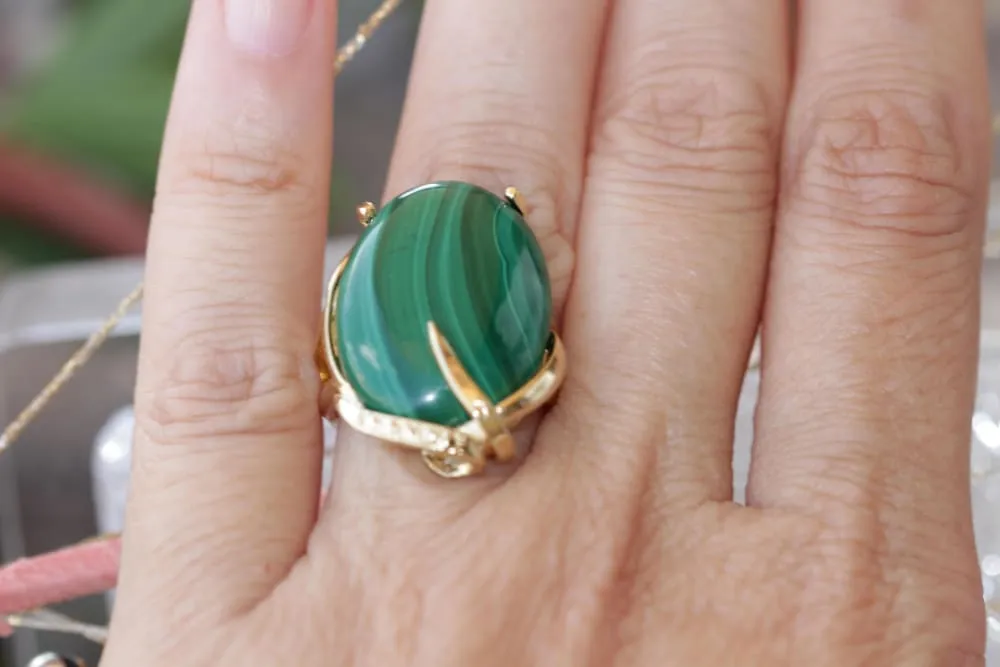 MALACHITE RING