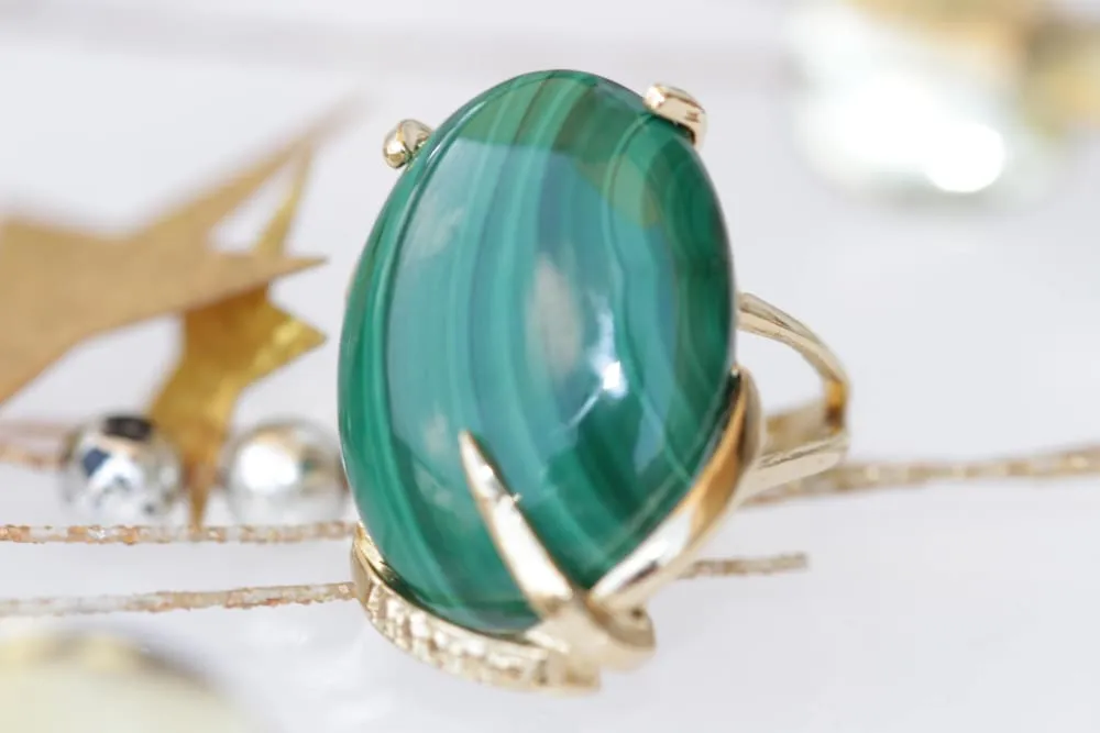MALACHITE RING