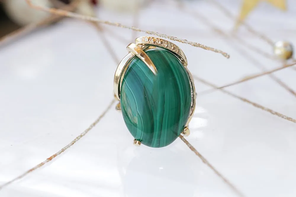 MALACHITE RING