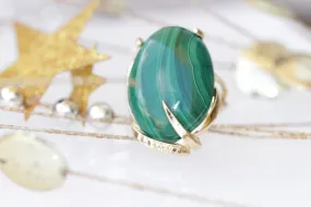 MALACHITE RING