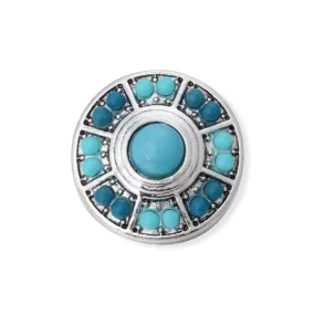 Metal Hairpin click / chunk button 0127-a