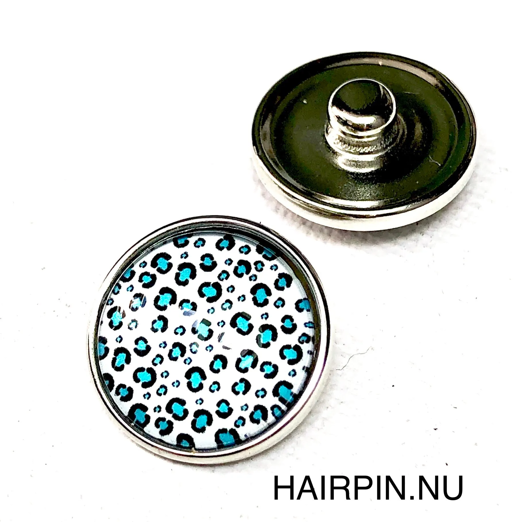 Metal Hairpin click / chunk button 014e