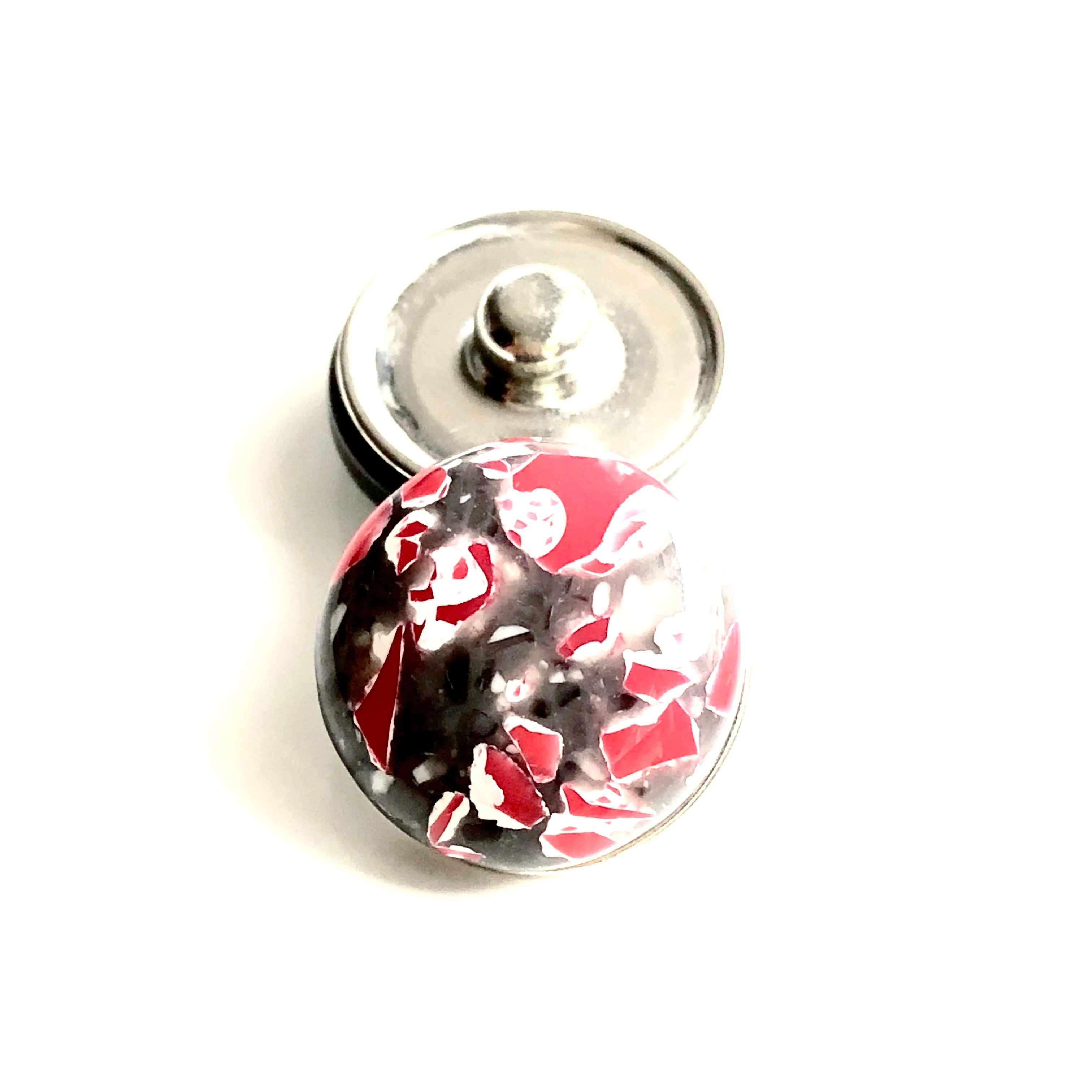 Metal Hairpin click / chunk button 083