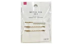 Metal Pin Set Gold