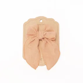 Mrs. Ertha Bow Hairpin | Blush