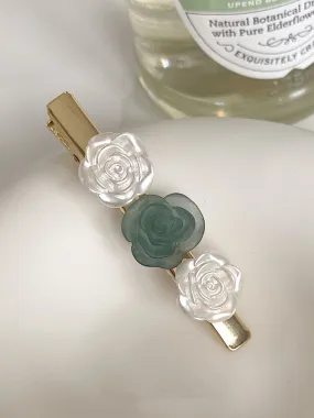 Multicolor 3D-Flowers Hairpin