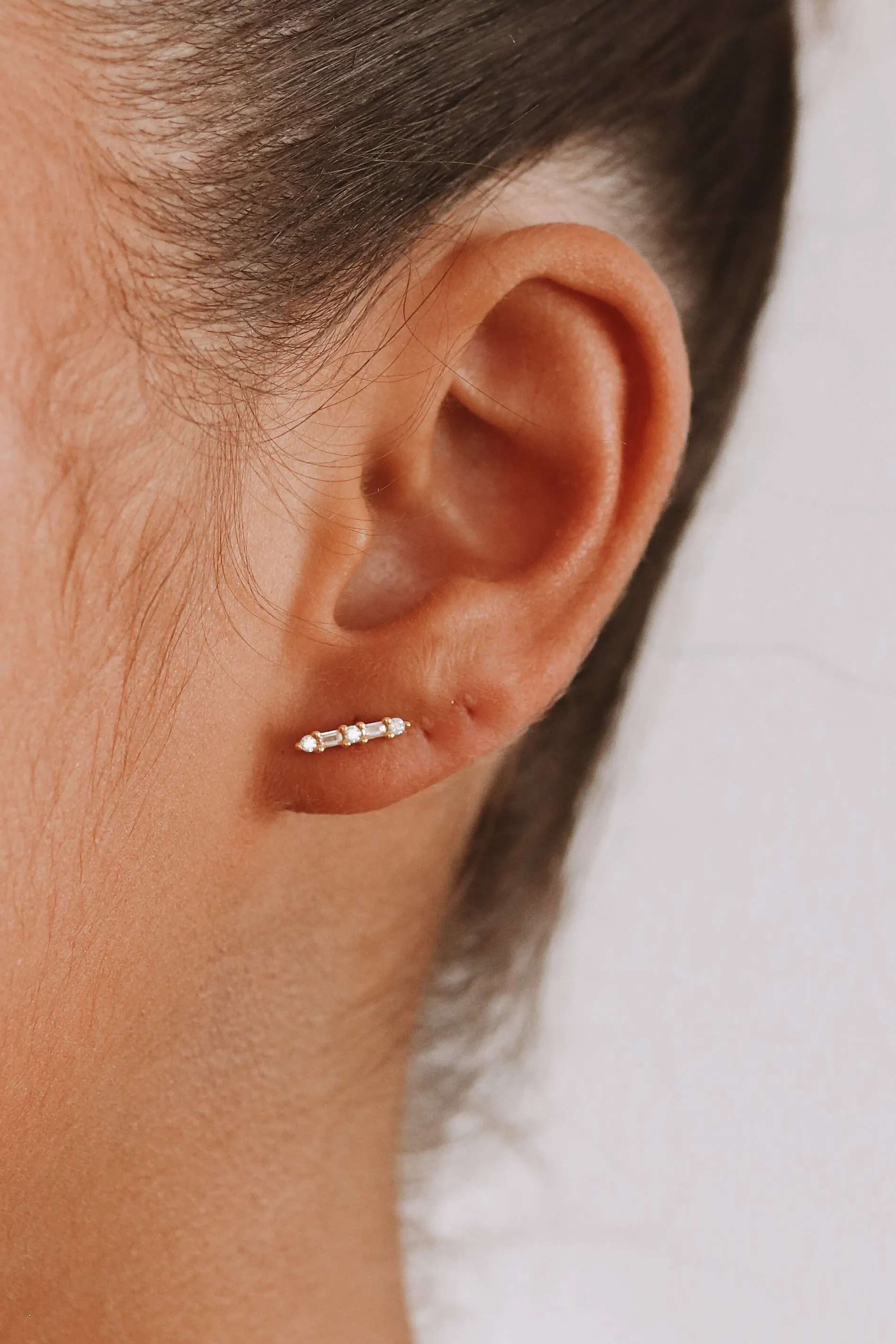 Nala - Sterling Silver Stud Earrings