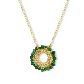 Nelly Necklace Dark Green