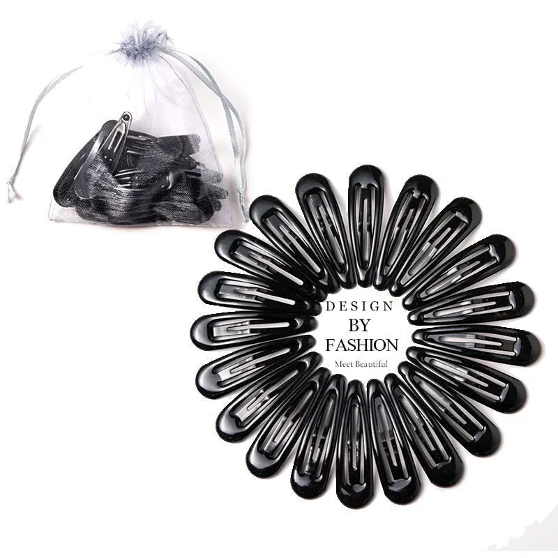 New Girls Cute Colorful Waterdrop Shape Hairpins Sweet Hair Clips Kids