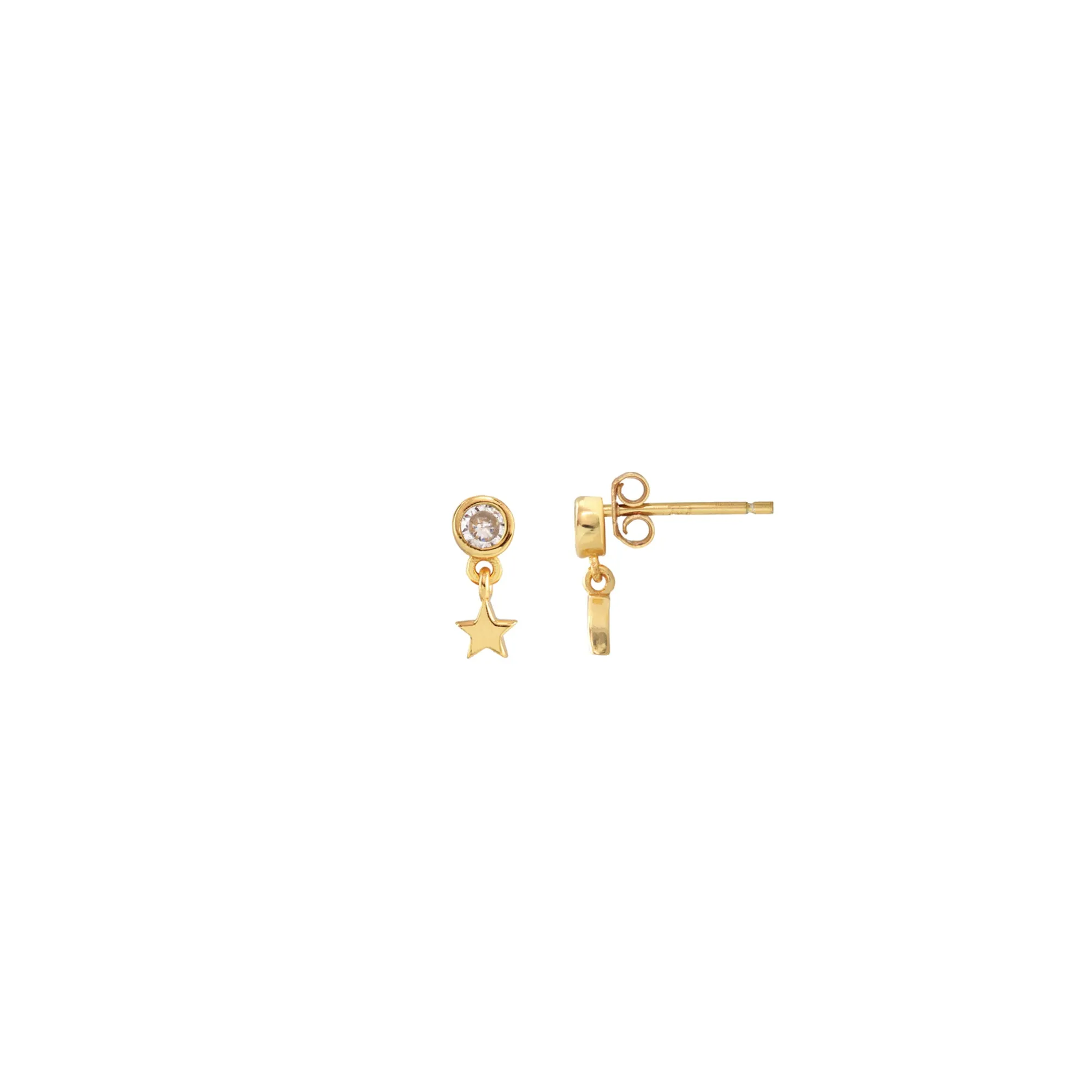 Night Sky Crystal Swing Stud Earrings