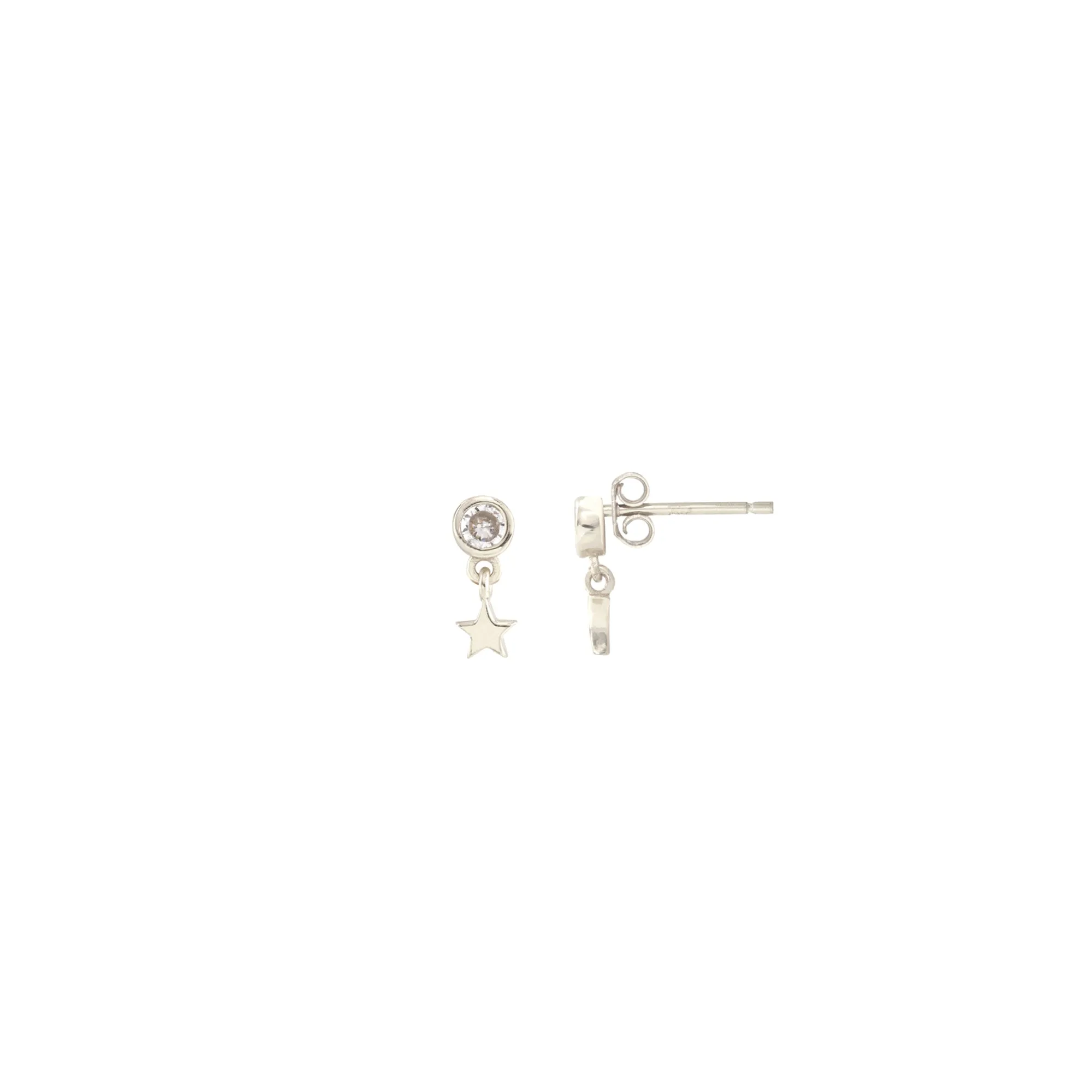 Night Sky Crystal Swing Stud Earrings