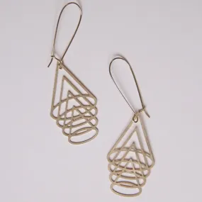 Overlapping Cones Earrings