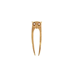 Owl Hair Pin in Bronze | Available to ship January 7, 2025