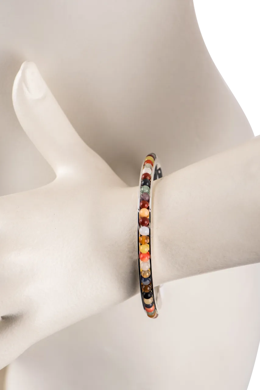 Paige Wallace Multi Stone Bangle