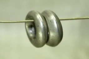 Pair of Antique Ethiopian Silver Hair-rings