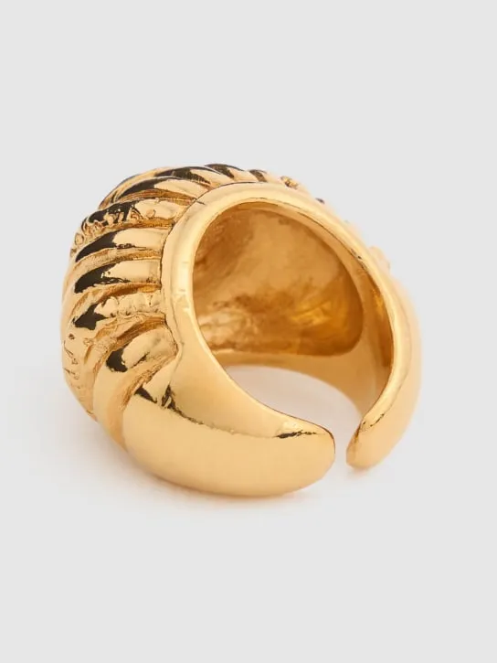 Paola Sighinolfi   Small Reef malachite thick ring 