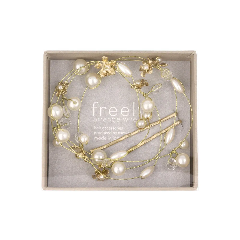 Pearl and Blossom Hair Vine
