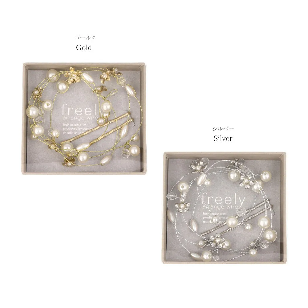 Pearl and Blossom Hair Vine