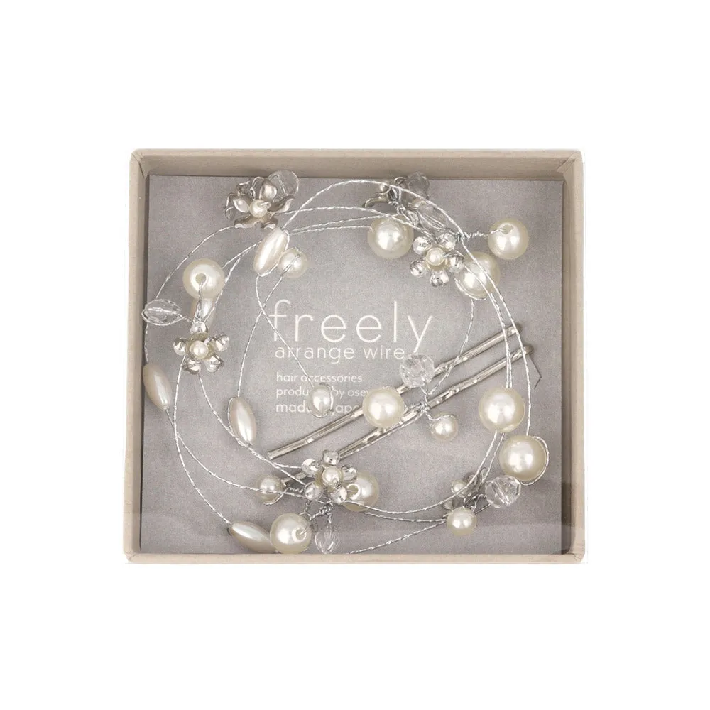 Pearl and Blossom Hair Vine