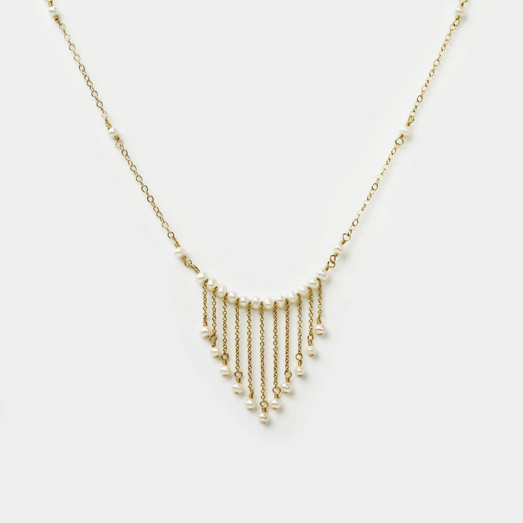 Pearl Shower Necklace