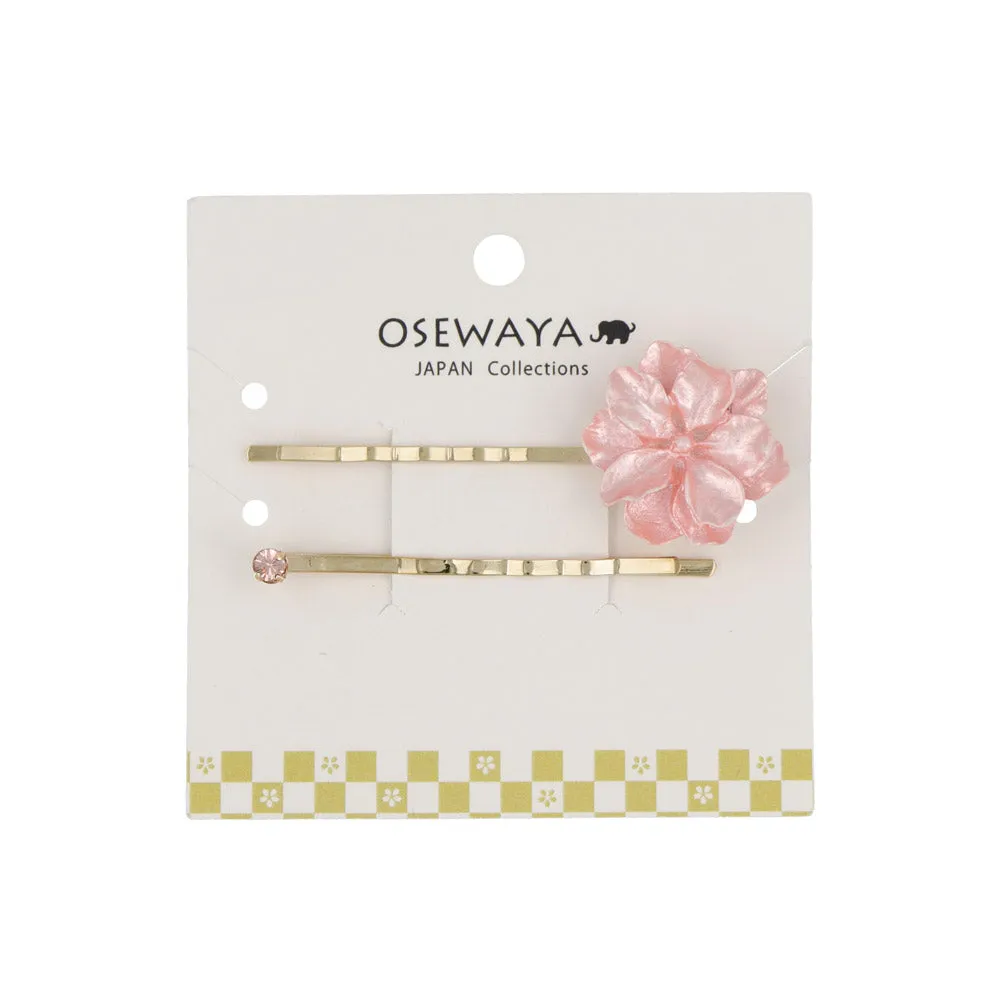 Pink Sakura Hairpin Set