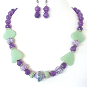 Pionus: Colorful Beaded Necklace Set