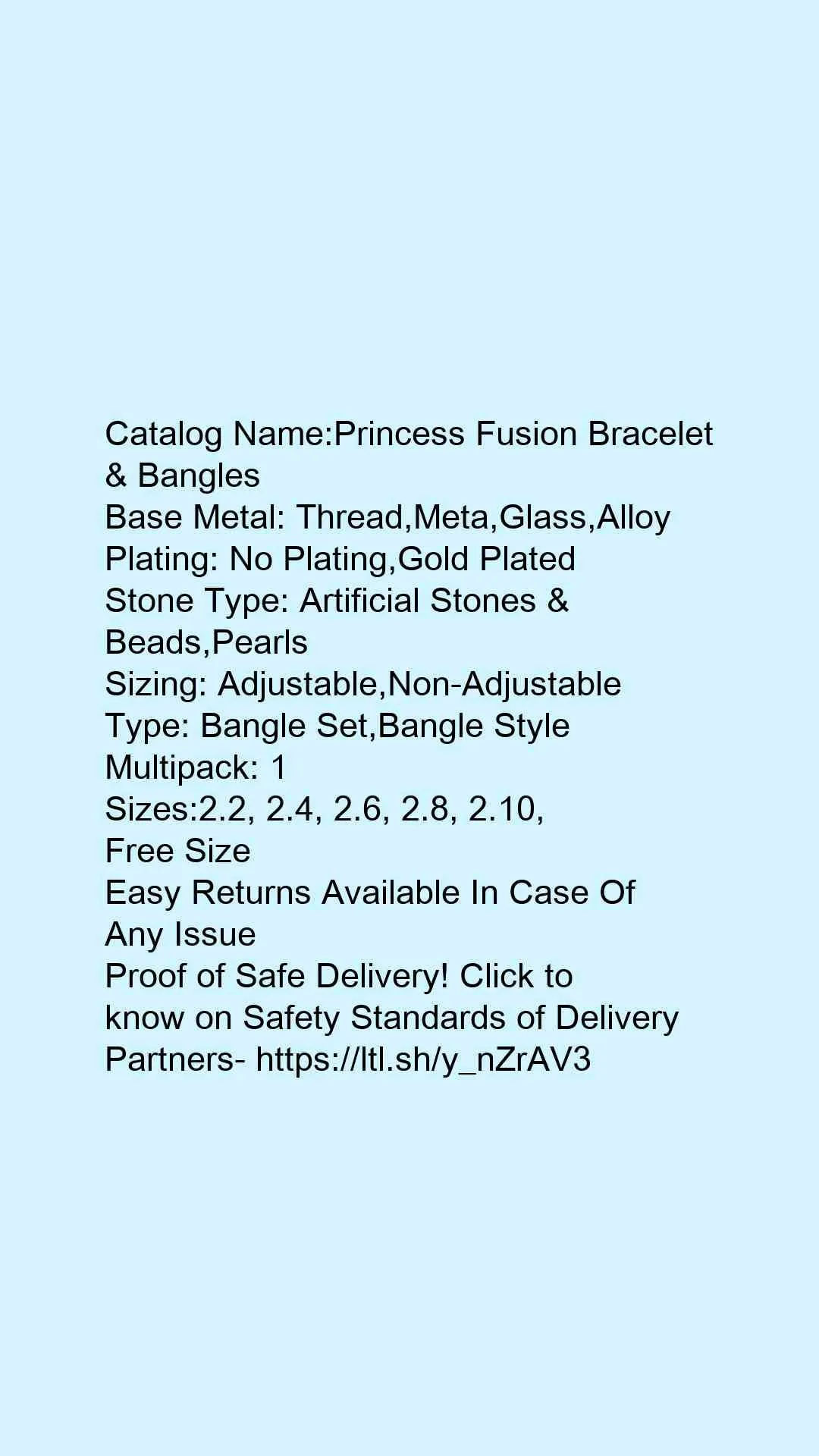 Princess Fusion Bracelet & Bangles