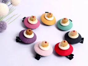 Pumpkin Bead Hairpin (7 Colors)